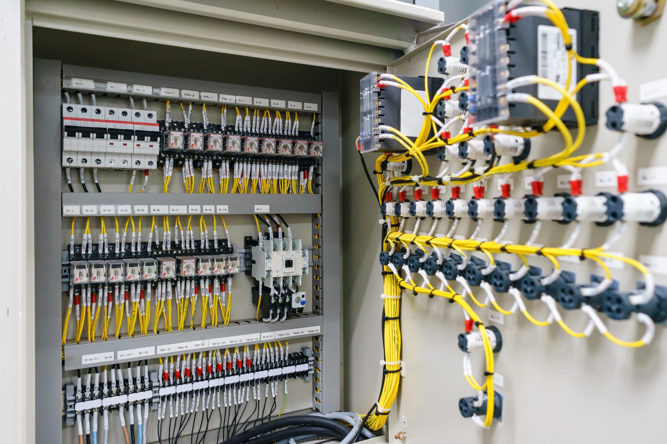 Switchboard and controls