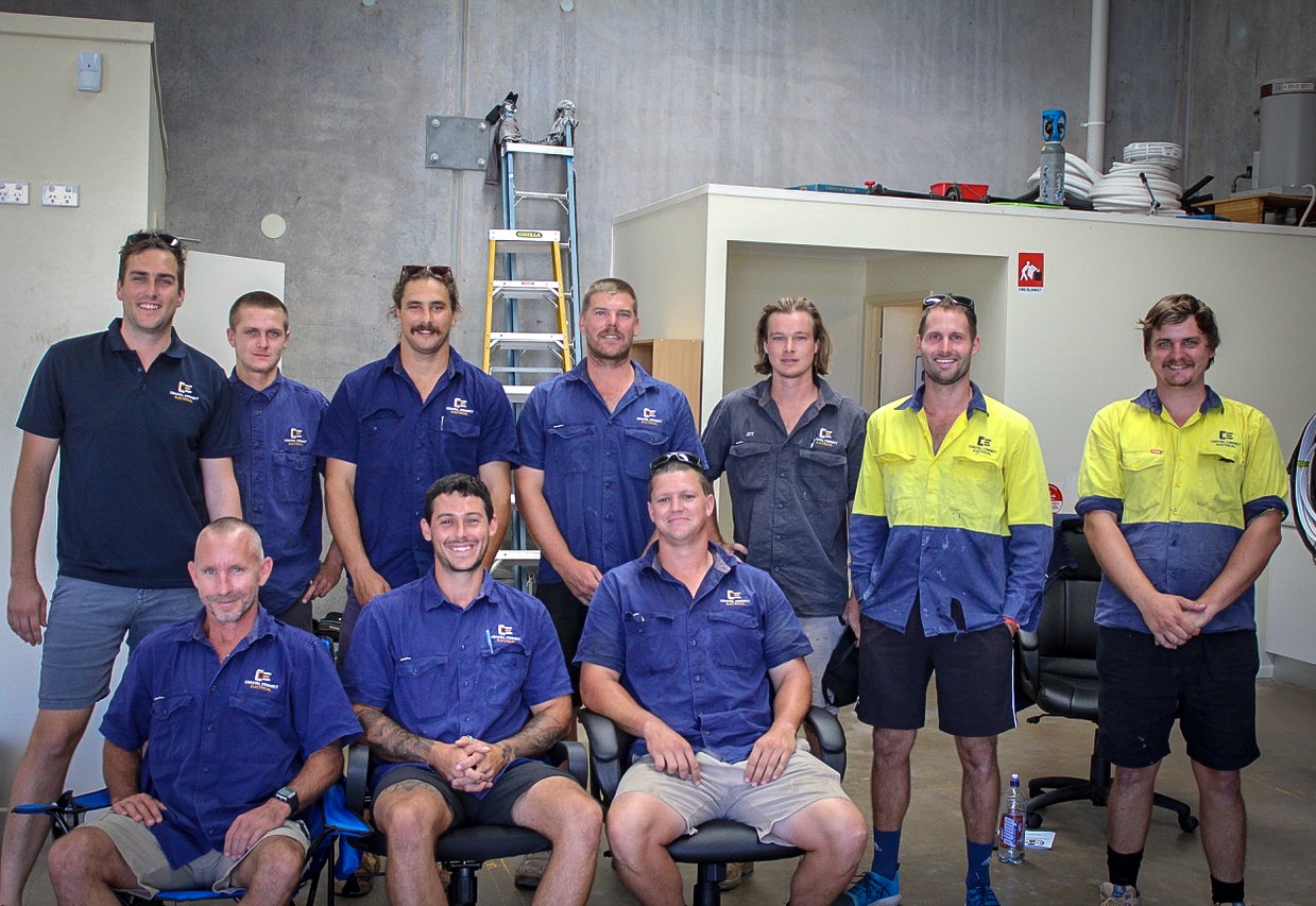The Coastal Connect Electrical team